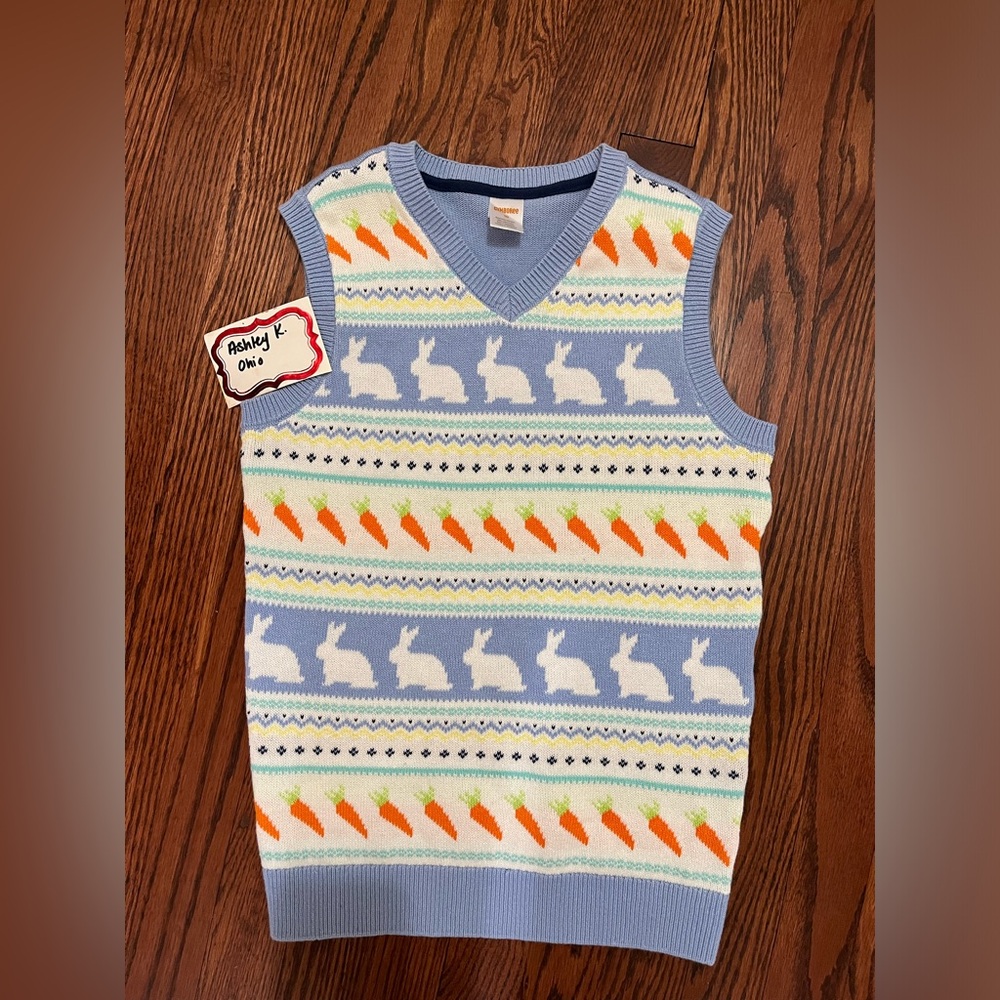 Gymboree Easter sweater boys 10